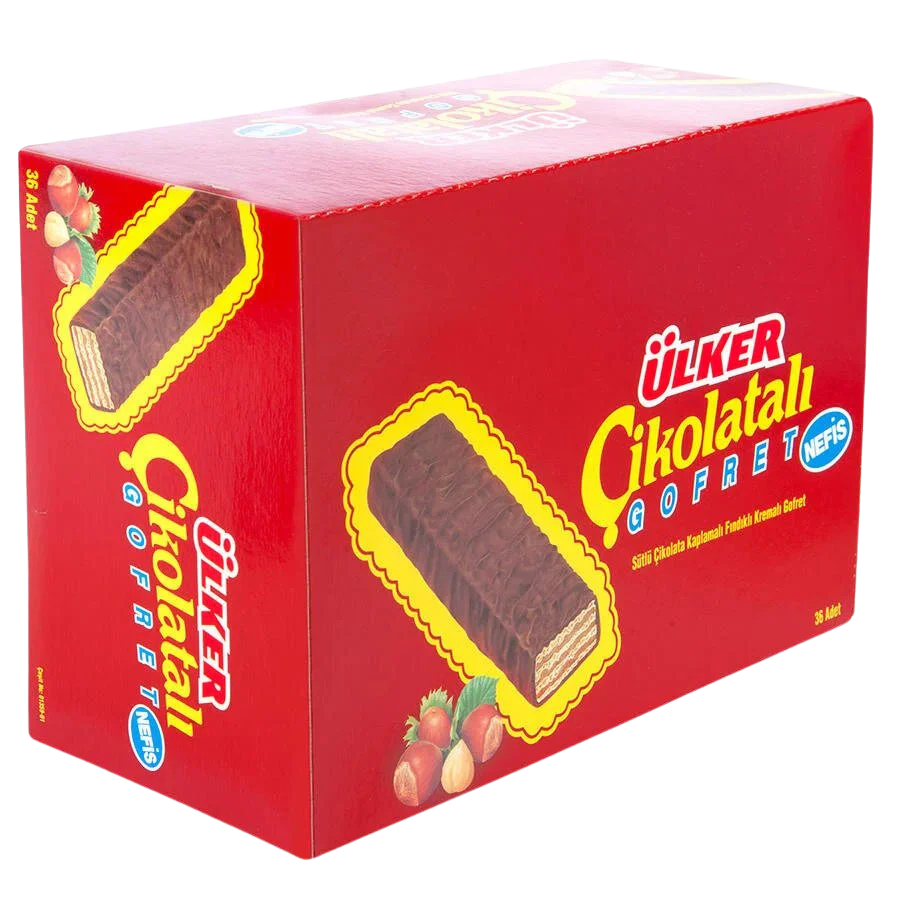 Ulker Wafer Extra Chocolate 45 grx18 (810 gr)