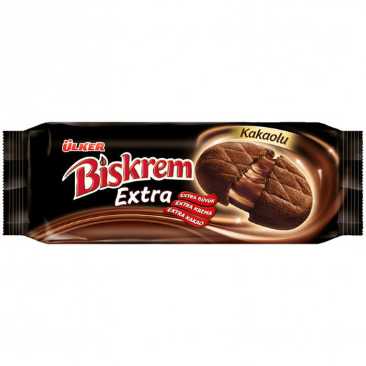 Ulker Biskrem Extra Chocolate Cream Filled 6.5 Oz (184 gr)