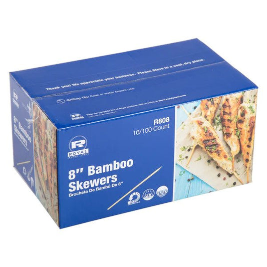 !Royal Bamboo Skewers 16/100 Ct