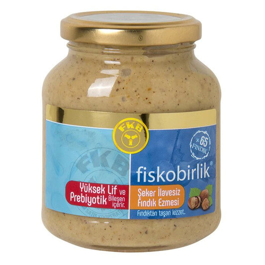 Fiskobirlik Hazelnut Paste No Sugar 10.05 Oz (300 Gr)