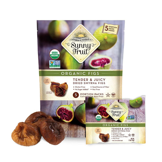 Sunny Fruit Organic Dried Figs 250 Gr