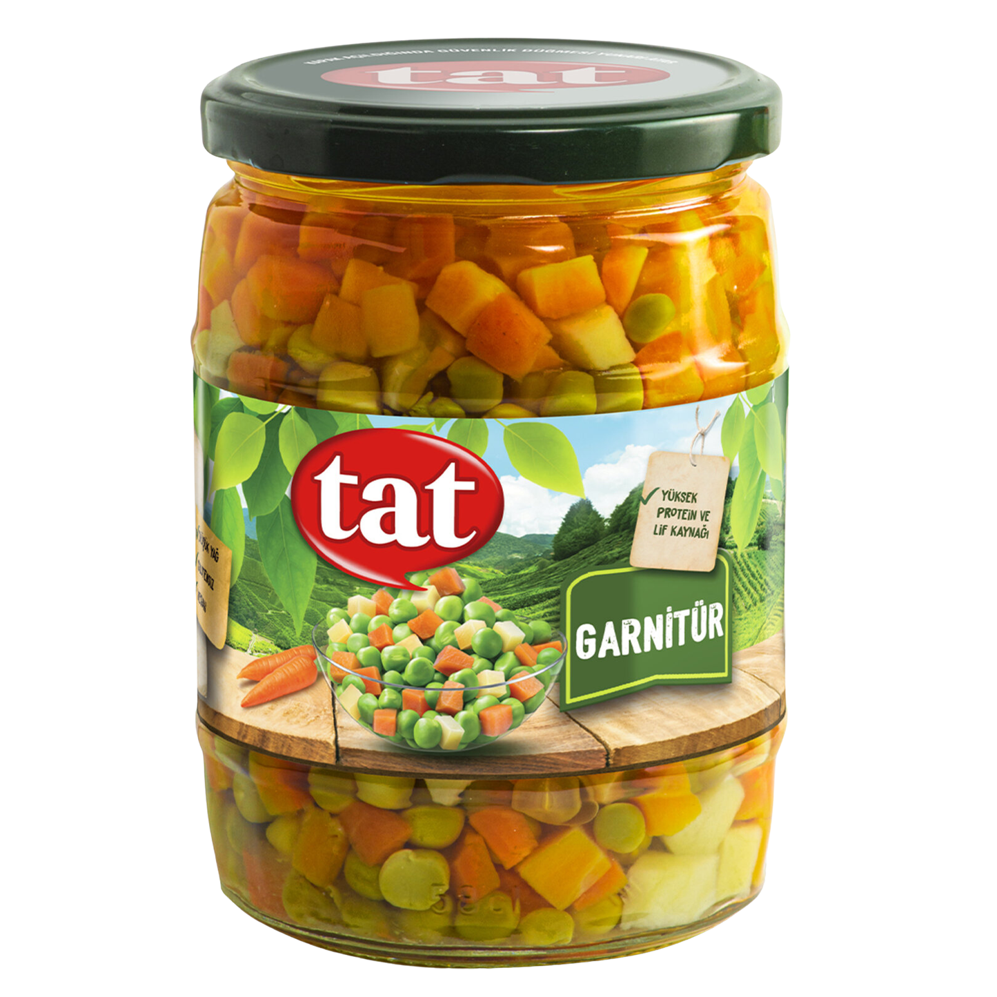 Tat Garnish Glass Jar 550 gr