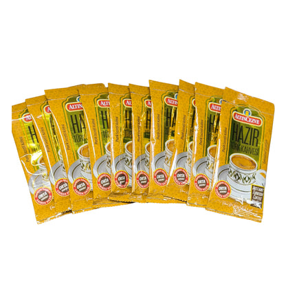 Altincezve Ready Turkish Coffee Mid Sugar 9gx10