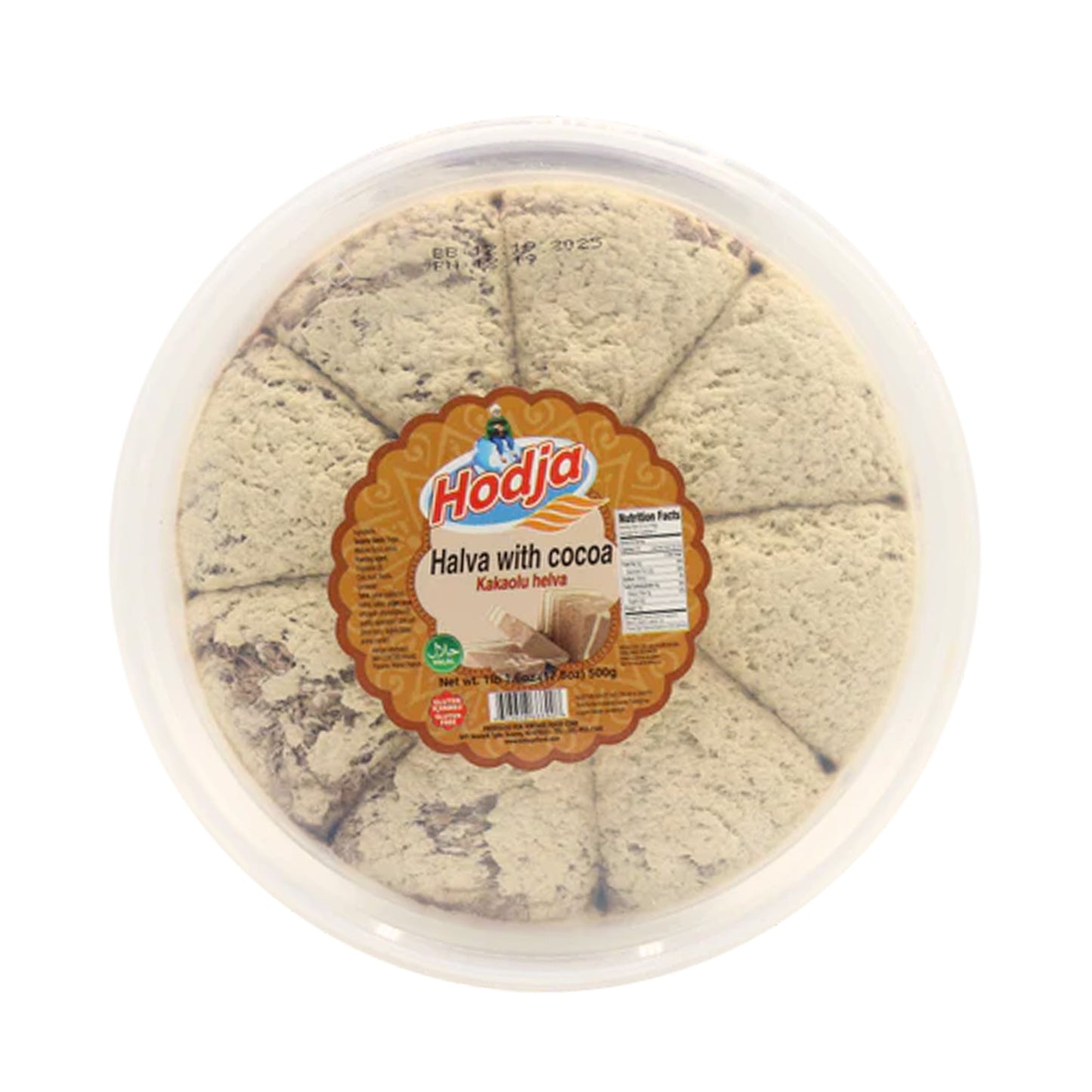 Hodja Cocoa Halva Premium 17.6 oz (500 gr)