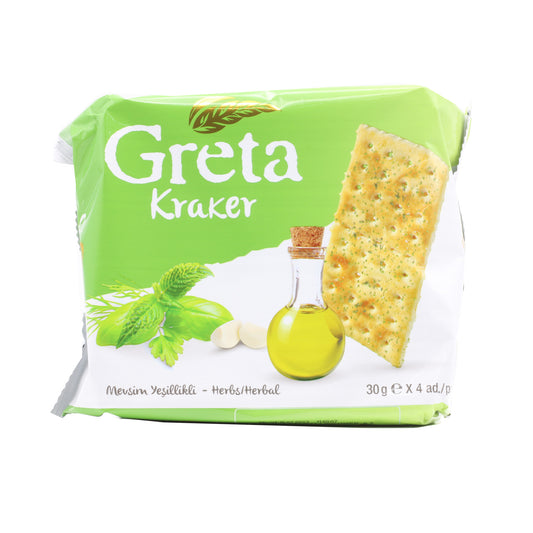Greta Cracker Herbs/Herbal 4x30 Gr