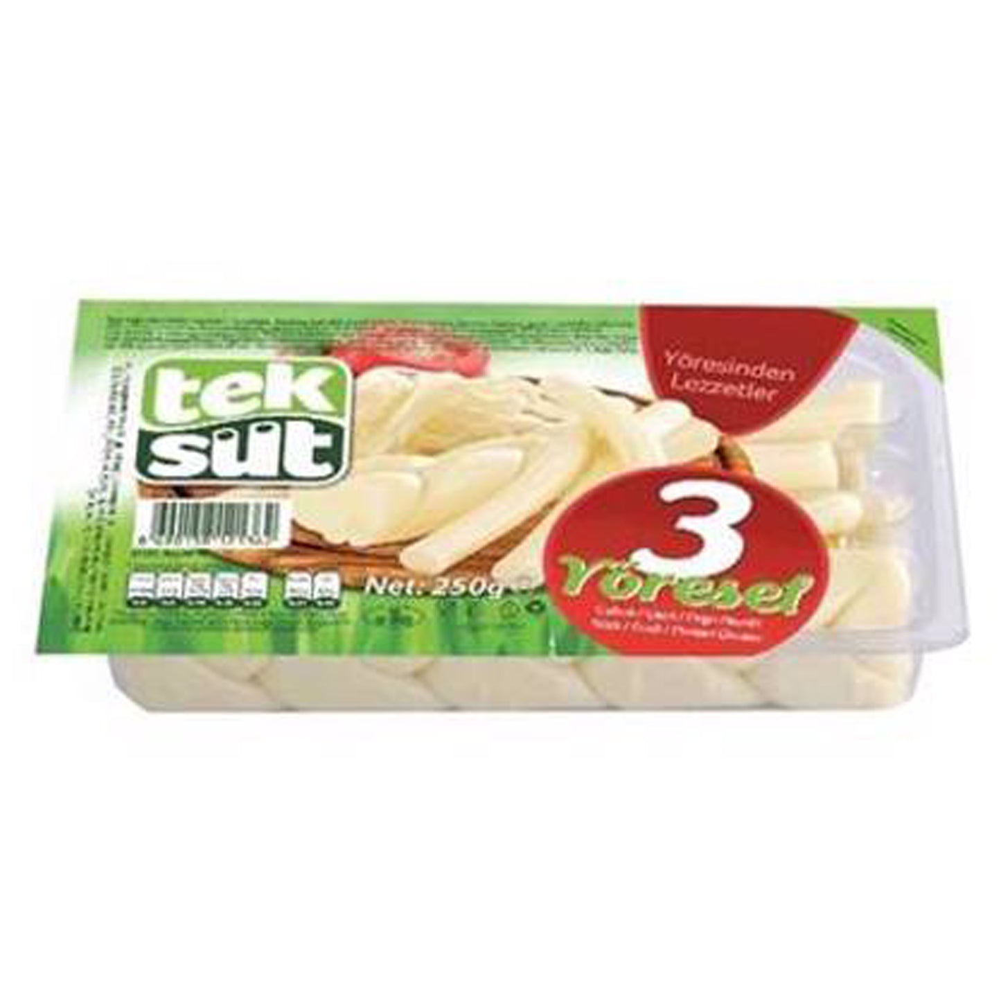 Tek Sut 3 Type Mix Cheese 8.8 Oz ( 250 Gr)