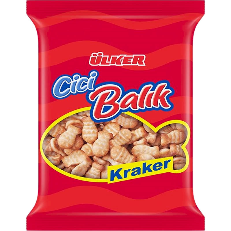 Ulker Cici Fish Cracker 4.76 Oz (135 Gr)