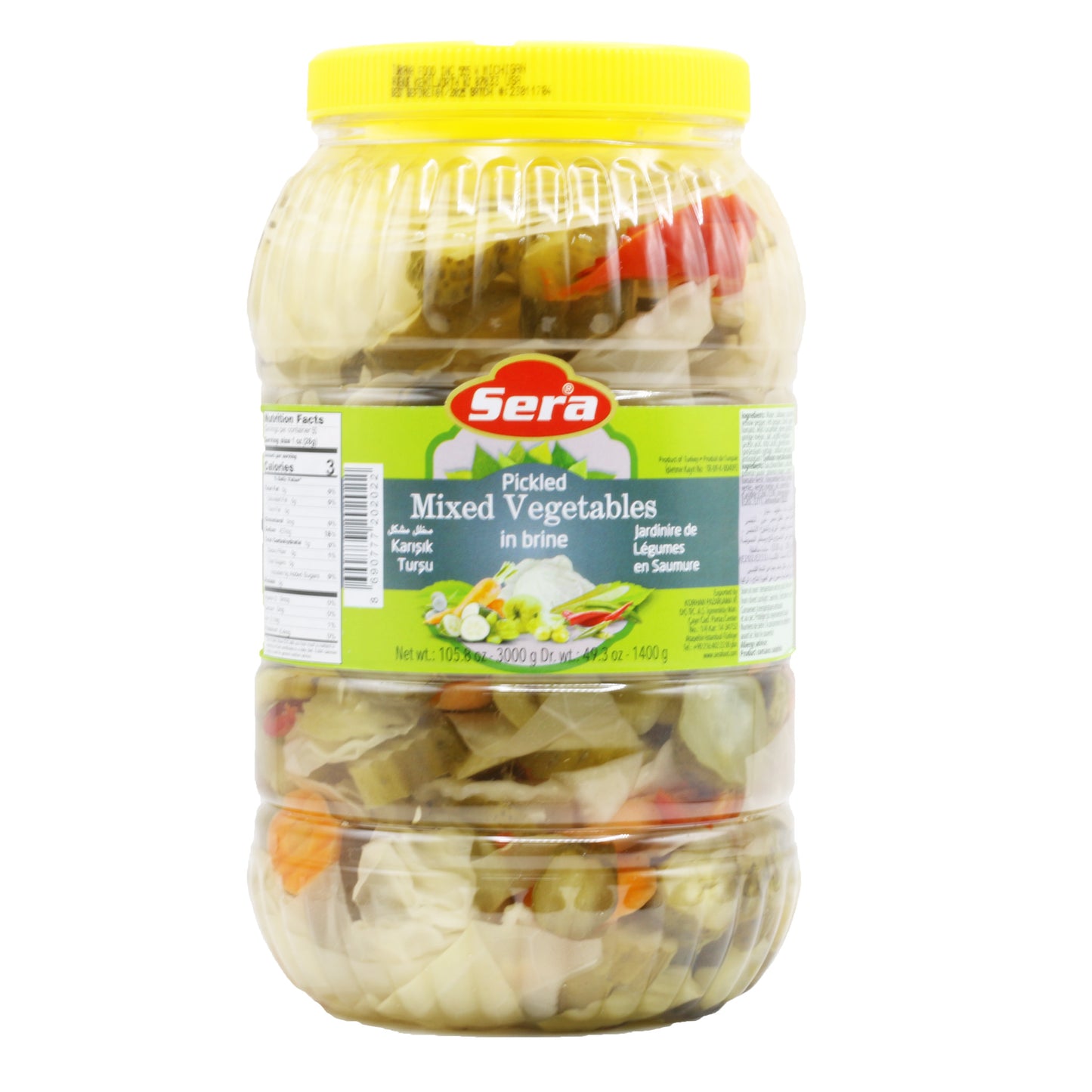 Sera Pickled Mixed Vegetables 3000 Gr