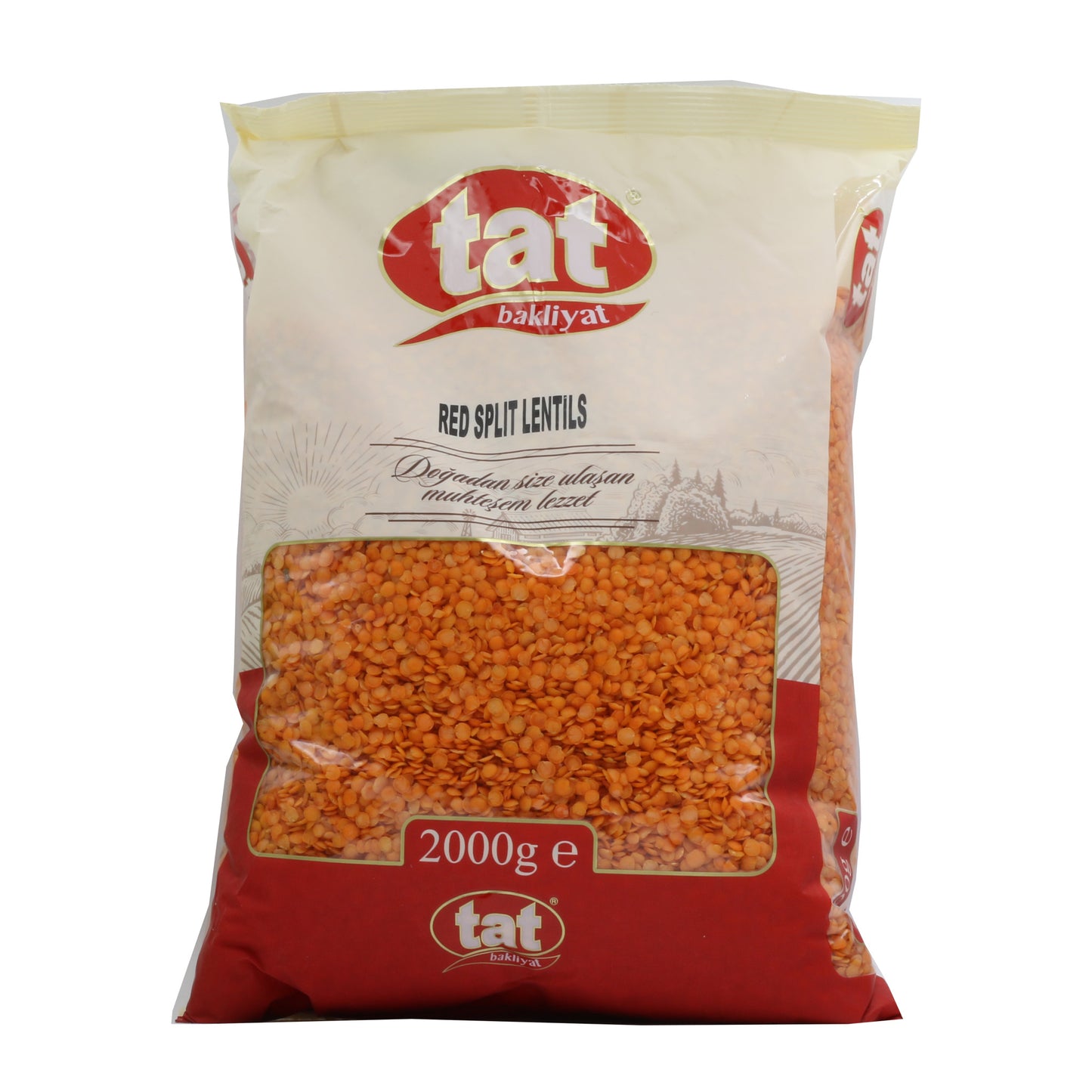 !Tat Red Split Lentils 2000 Gr