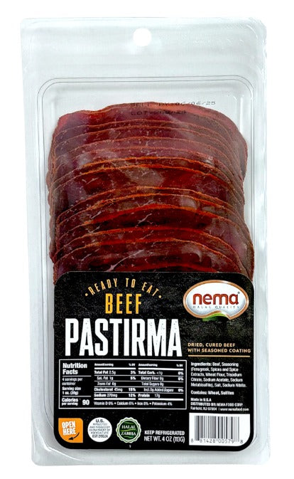 Nema Beef Pastirma Sliced 4oz