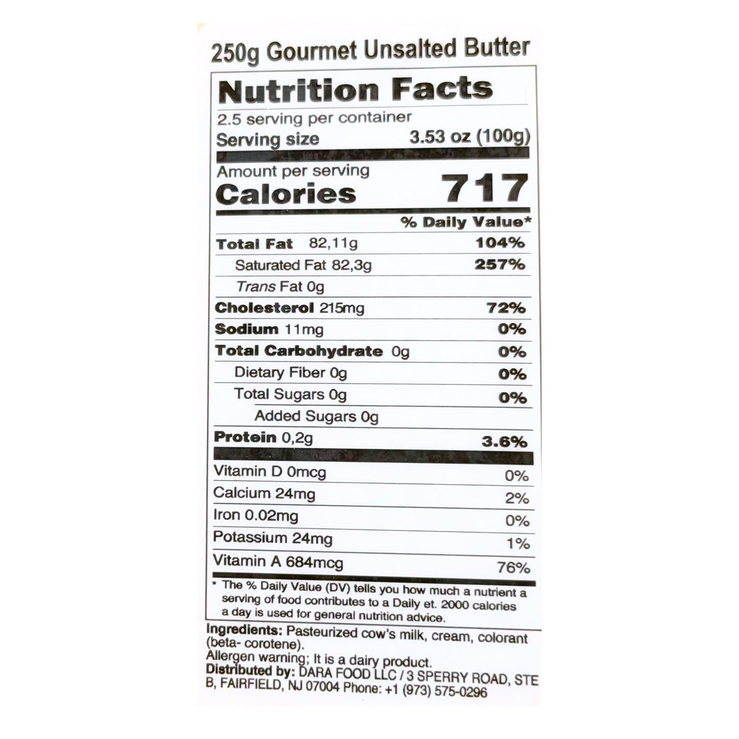 Kebir Gurme Traditional Butter Unsalted 250 Gr