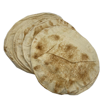 S&S Bakery White Pita Bread 6 Pc