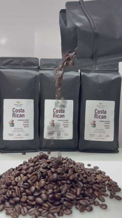 Seven Years Harvest Costa Rican Whl Bean 16 oz (454 Gr)
