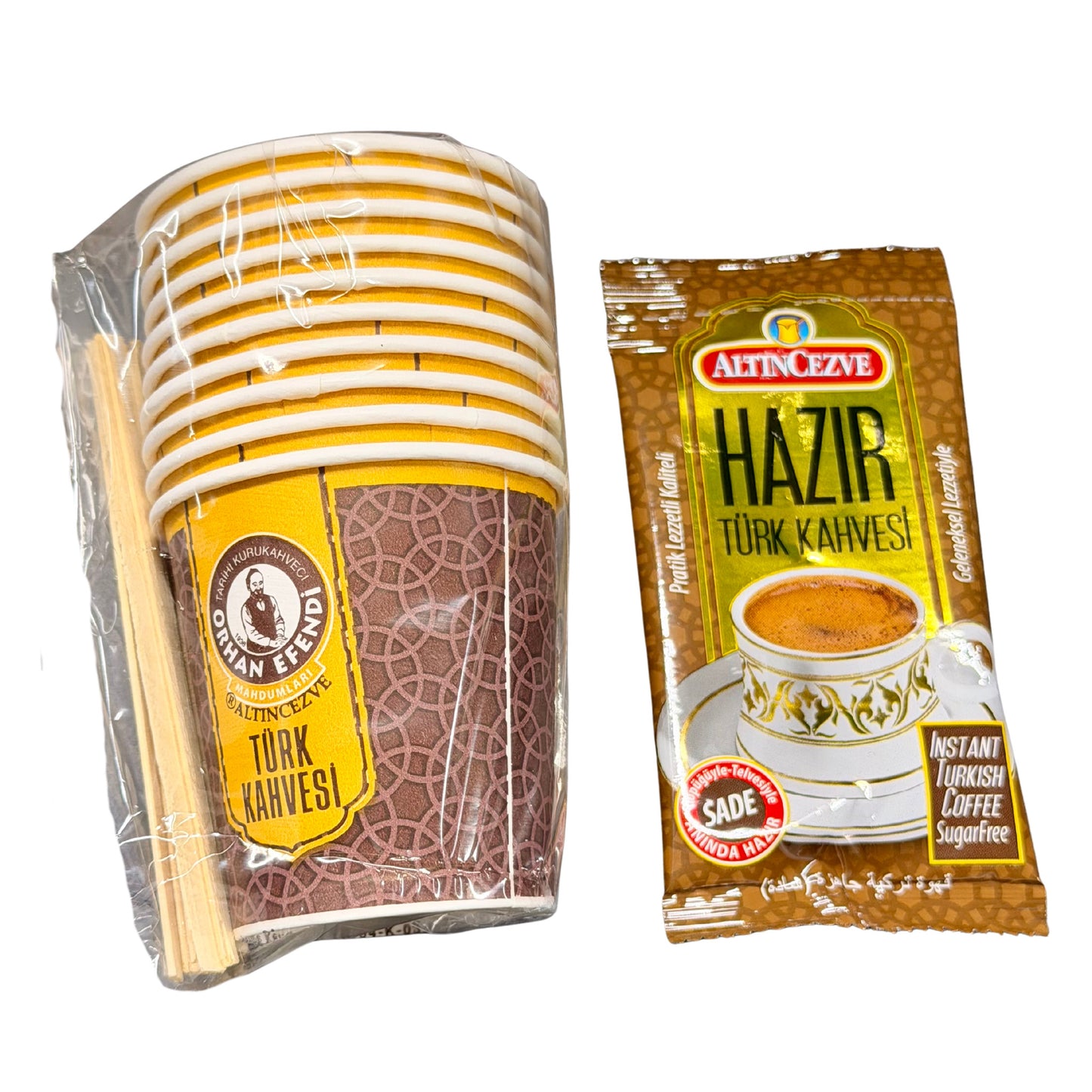 Altincezve Ready Turkish Coffee No Sugar 7gx10