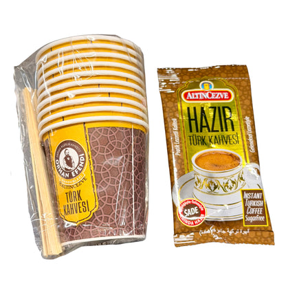 Altincezve Ready Turkish Coffee No Sugar 7gx10