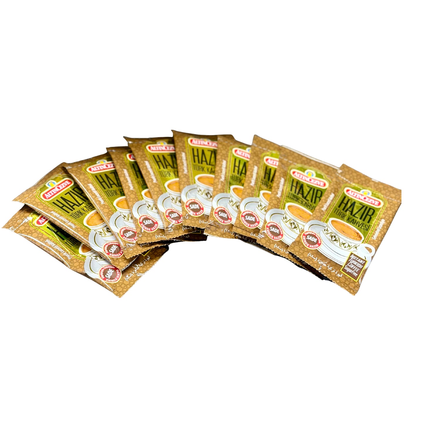 Altincezve Ready Turkish Coffee No Sugar 7gx10