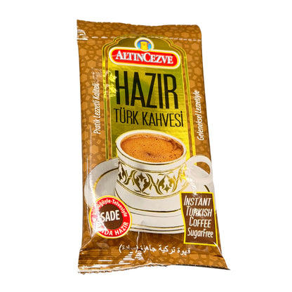 Altincezve Ready Turkish Coffee No Sugar 7gx10