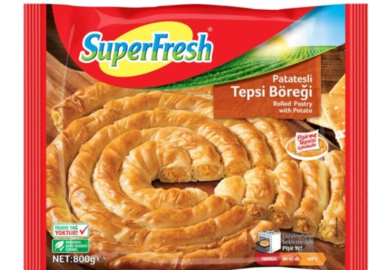 Superfresh Roll Borek W Potato 800 g (28.2 Oz)