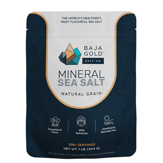 Baja Gold Mineral Sea Salt Natural 1 lb