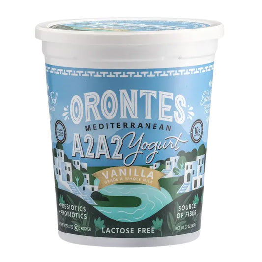 Orontes Mediterranean A2A2 Yogurt Vanilla 32 Oz (907 Gr)